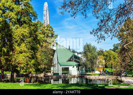 Vrnjacka Banja - Mineral Spring Lake Stockfoto