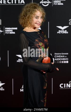 Rom, Italien. Oktober 2024. Schauspielerin Sydney Rom besucht den „Megalopolis“ vor der Eröffnung des Roten Teppichs des 19. Rom Film Festivals und 22. Alice Nella Citta“ in den Cinecitta Studios in Rom (Italien) am 14. Oktober 2024. Quelle: Insidefoto di andrea staccioli/Alamy Live News Stockfoto