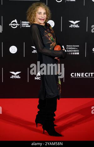 Rom, Italien. Oktober 2024. Schauspielerin Sydney Rom besucht den „Megalopolis“ vor der Eröffnung des Roten Teppichs des 19. Rom Film Festivals und 22. Alice Nella Citta“ in den Cinecitta Studios in Rom (Italien) am 14. Oktober 2024. Quelle: Insidefoto di andrea staccioli/Alamy Live News Stockfoto