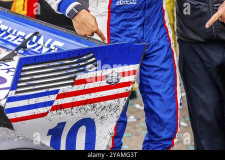 03. September 2023 – Portland, ODER: INDYCAR Series-Fahrer ALEX PALOU (10) aus Barcelona, Spanien, gewinnt den Grand Prix von Portland Bitnile.com und gewinnt den ch Stockfoto