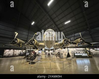 24. Mai 2023: Das Memphis Belle B-17F-Flugzeug im National Museum der United States Air Force Stockfoto