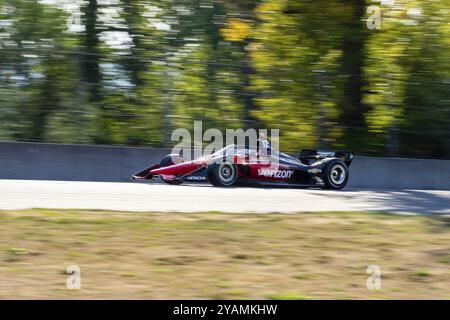 Der Fahrer der INDYCAR-Serie, WIRD (12) aus Toowoomba, Australien, fahren während des letzten Trainings für den Bitnile.com G durch den Backstretch Stockfoto