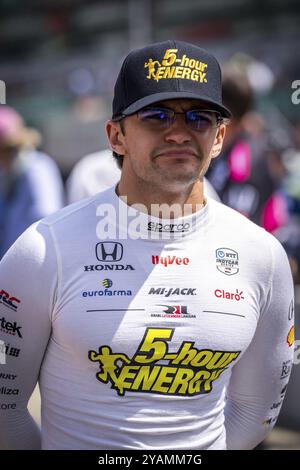 PIETRO FITTIPALDI (30) aus Miami, Florida, bereitet sich auf die Qualifikation für den 108. Lauf des Indianapolis 500 auf dem Indianapolis Motor Speedway in Speed vor Stockfoto