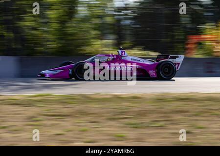 INDYCAR Series-Fahrer KYLE KIRKWOOD (27) aus Jupiter, Florida, reist während des letzten Trainings für den Bitnile.com Gr Stockfoto