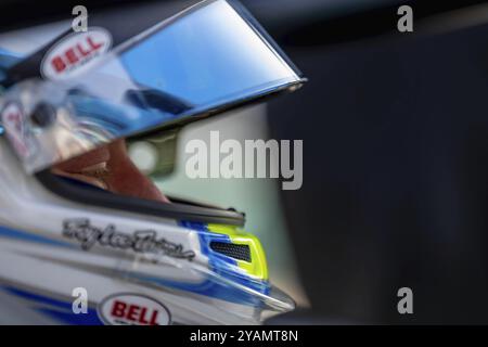 INDYCAR NXT von der Firestone Series Fahrer RASMUS LINDH (76) (R) aus Göteborg, Schweden, qualifiziert sich für den Sonsio Grand Prix auf der Road America in Elkhart La Stockfoto