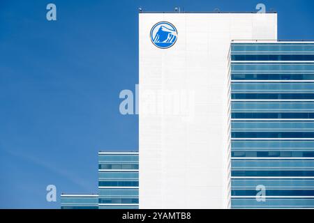 Zwei Prudential Plaza auf der Southbank in Downtown Jacksonville, Florida. (USA) Stockfoto