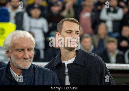 Rudi Voeller (Deutschland, Direktor der A-Nationalmannschaft), Manuel neuer, GER, Deutschland gegen Niederlande, Fussball, Nationenliga, Gruppe C, 4. Spieltag, Spielzeit 2024/2025, 14.10.2024, DFL/DFB-Vorschriften verbieten jede Verwendung von Fotografien als Bildsequenzen und/oder Quasi-Video, Eibner-Pressefoto/Sascha Walther Stockfoto