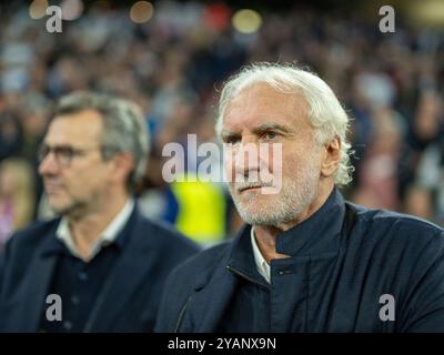 Rudi Voeller (Deutschland, Direktor der A-Nationalmannschaft), GER, Deutschland gegen Niederlande, Fussball, Nationenliga, Gruppe C, 4. Spieltag, Spielzeit 2024/2025, 14.10.2024, DFL/DFB-Vorschriften verbieten jede Verwendung von Fotografien als Bildsequenzen und/oder Quasi-Video, Eibner-Pressefoto/Sascha Walther Stockfoto