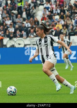 Chiara Beccari (Juventus Women) beim Spiel Juventus FC vs AS Roma, italienischer Fußball Serie A Frauen in Turin, Italien, 13. Oktober 2024 Stockfoto