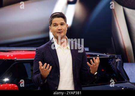 Paris, Frankreich. Oktober 2024. Mondial de l'Auto - Paris Motorshow 2024 Pressetag. Die 90. Ausgabe der Mondial Paris Motor Show, die vom 15. Bis 20. Oktober 2024 im Pariser Messezentrum stattfindet. Quelle: Bernard Menigault/Alamy Live News Stockfoto