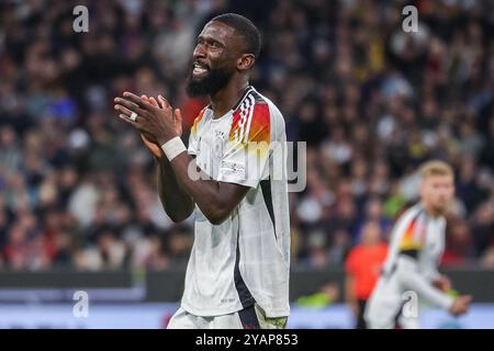 Deutschland. Oktober 2024. Fussball UEFA Nations League Deutschland - Niederlande am 14.10.2024 in der Allianz Arena in München Antonio Ruediger ( Deutschland ) DFB-Vorschriften verbieten jede Verwendung von Fotografien als Bildsequenzen und/oder Quasi-Video. Foto: Revierfoto Credit: ddp Media GmbH/Alamy Live News Stockfoto