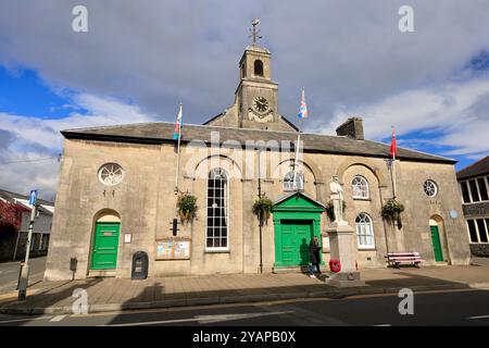 Das Rathaus, Cowbridge, Vale von Glamorgan, South Wales, UK. Stockfoto