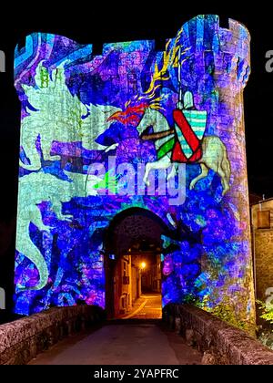 Saint Jacques Tower, Parthenay Frankreich Stockfoto