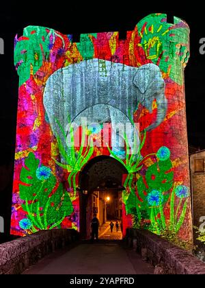 Saint Jacques Tower, Parthenay Frankreich Stockfoto