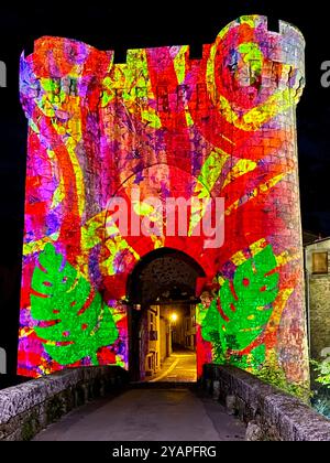 Saint Jacques Tower, Parthenay Frankreich Stockfoto