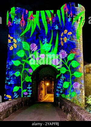 Saint Jacques Tower, Parthenay Frankreich Stockfoto