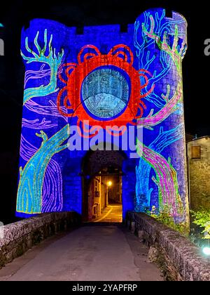 Saint Jacques Tower, Parthenay Frankreich Stockfoto