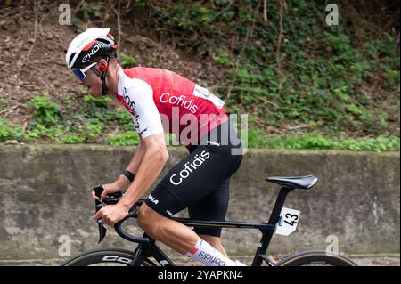 Anthony Perez, Team Cofidis während der Coppa Bernocchi, Straßenradrennen in Legnano, Italien, 07. Oktober 2024 Stockfoto