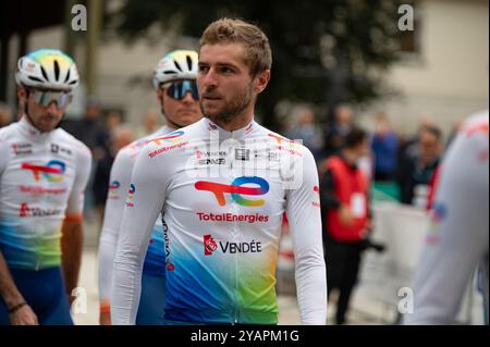 Sandy Dujardin, Team TotalEnergies beim Straßenradrennen Coppa Bernocchi in Legnano, Italien, 07. Oktober 2024 Stockfoto