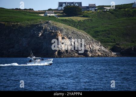 Restaurant Monsieur Papier, Plogoff, Raz de sein, Finistere, Bretagne, Frankreich, Europa Stockfoto