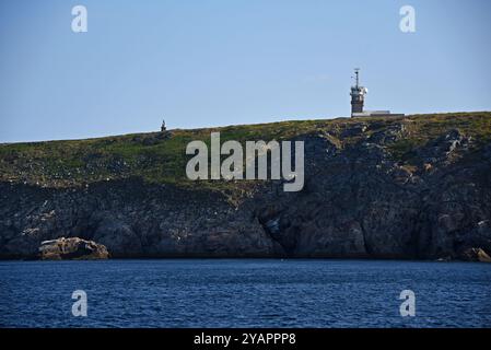 Semaphore de la Pointe du Raz, Raz de sein, Finistere, Bretagne, Frankreich, Europa Stockfoto