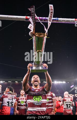 Manchester, England - 12. November 2024 - Rugby League, Betfred Super League Grand Final, Wigan Warriors gegen Hull Kingston Rovers in Old Trafford, Manchester, UK Dean Williams Stockfoto