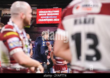 Manchester, England - 12. November 2024 - Rugby League, Betfred Super League Grand Final, Wigan Warriors gegen Hull Kingston Rovers in Old Trafford, Manchester, UK Dean Williams Stockfoto