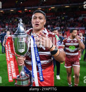 Manchester, England - 12. November 2024 - Rugby League, Betfred Super League Grand Final, Wigan Warriors gegen Hull Kingston Rovers im Old Trafford Stadium, Manchester, UK Dean Williams Stockfoto