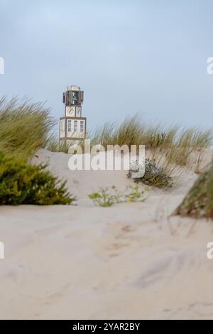 Teilbild von Igreja Matriz Costa Nova do Prado, Aveiro, Portugal - August 2024. Stockfoto