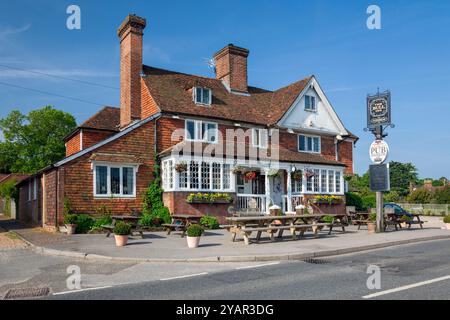 England, Kent, Benenden, The Bull Inn Public House on the Street Stockfoto