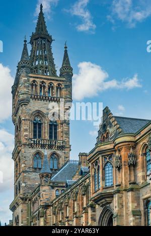 Hauptgebäude der Universität Glasgow in Glasgow, Schottland Stockfoto