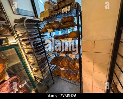 Alma Nomad Bakery, Madrid, Spanien Stockfoto