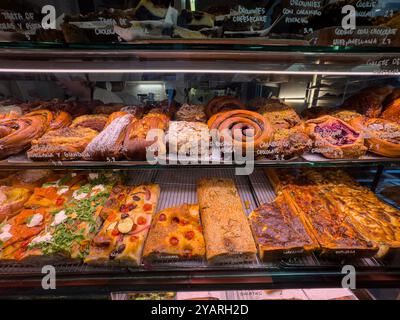 Alma Nomad Bakery, Madrid, Spanien Stockfoto