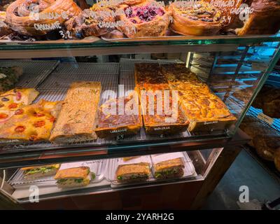 Alma Nomad Bakery, Madrid, Spanien Stockfoto
