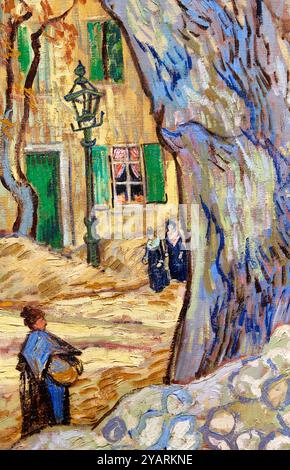 Detail, The Large Plane Trees (Road Menders at Saint-Rémy), 1889, Vincent Van Gogh (1853-1890), Poets & Lovers Exhibition, National Gallery, London, Stockfoto