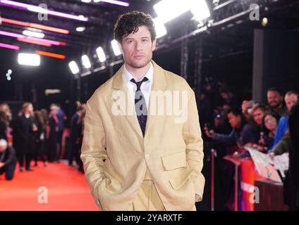 James Norton nimmt an der Galavorführung von Joy am BFI London Film Festival in der Royal Festival Hall im Southbank Centre in London Teil. Bilddatum: Dienstag, 15. Oktober 2024. Stockfoto