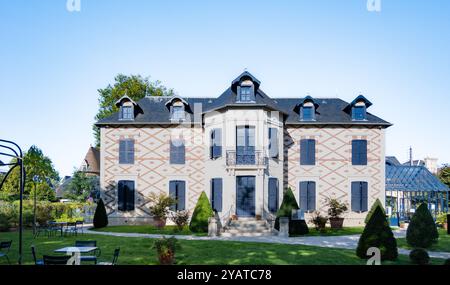 Cabourg, Colleville-sur-Mer, Frankreich, Villa du Temps retrouvé ist ein Museum, das sich auf Marcel Proust und die Belle Epoque, Ed. Spezialisiert hat Stockfoto