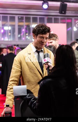 London, 15. Oktober 2024, James Norton kommt auf den roten Teppich für die BFI London Film Festival Premiere von Joy, Credit: Alamy Live News/Lou Morris Stockfoto