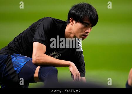 Japan. Oktober 2024. Kaoru Mitoma (JPN), 15. OKTOBER 2024 - Fußball/Fußball: Spiel der FIFA-Weltmeisterschaft 2026 Asien-Qualifikationsrunde in der Gruppe C zwischen Japan und Australien im Saitama-Stadion 2002, Saitama in Japan. Quelle: AFLO SPORT/Alamy Live News Stockfoto