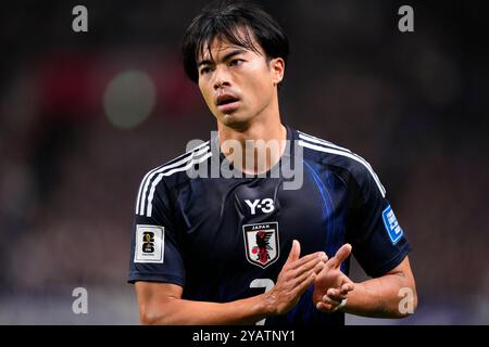 Japan. Oktober 2024. Kaoru Mitoma (JPN), 15. OKTOBER 2024 - Fußball/Fußball: Spiel der FIFA-Weltmeisterschaft 2026 Asien-Qualifikationsrunde in der Gruppe C zwischen Japan und Australien im Saitama-Stadion 2002, Saitama in Japan. Quelle: AFLO SPORT/Alamy Live News Stockfoto