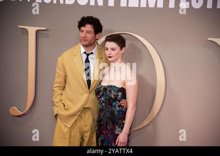 London, Großbritannien. Oktober 2024. James Norton und Thomasin McKenzie nehmen an der „Joy“ - Headline Gala während des 68. BFI London Film Festival in der Royal Festival Hall Teil. Quelle: SOPA Images Limited/Alamy Live News Stockfoto