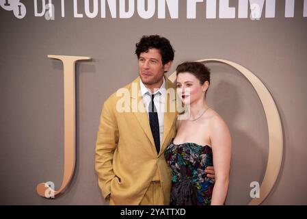 London, Großbritannien. Oktober 2024. James Norton und Thomasin McKenzie nehmen an der „Joy“ - Headline Gala während des 68. BFI London Film Festival in der Royal Festival Hall Teil. Quelle: SOPA Images Limited/Alamy Live News Stockfoto