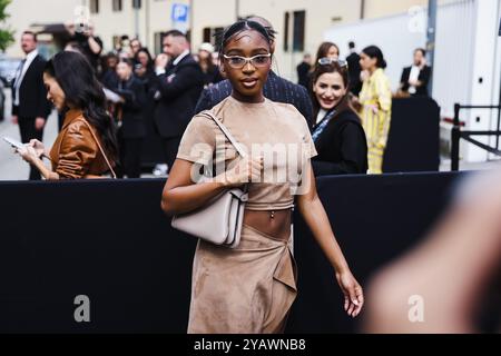 Mailand, Italien. September 2024. Normani besucht die Fendi Fashion Show während der Mailänder Damenbekleidung Frühjahr/Sommer 2025 am 17. September 2024 in Mailand (Foto: Alessandro Bremec/NurPhoto). Quelle: NurPhoto SRL/Alamy Live News Stockfoto