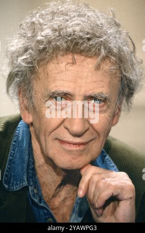 Porträt des französischen Mimen und Schauspielers Marcel Marceau, um 2000. Stockfoto