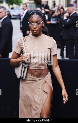 Normani besucht die Fendi Fashion Show während der Mailänder Damenbekleidung Frühjahr/Sommer 2025 am 17. September 2024 in Mailand (Foto: Alessandro Bremec/NurPhoto). Stockfoto