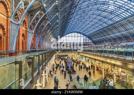 St Pancras International Station in London Stockfoto