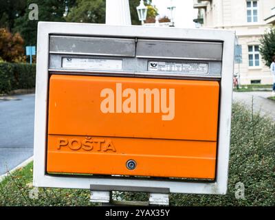 Mailbox in Tschechien Stockfoto