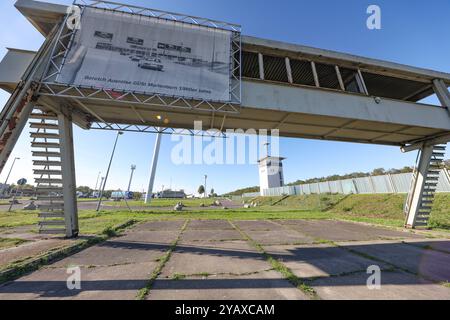 Sachsen-Anhalt, Helmstedt, Gedenkstätte Deutsche Teilung Marienborn, DDR, Grenze, *** Sachsen-Anhalt, Helmstedt, deutsches Divisionsdenkmal Marienborn, DDR, Grenze, Stockfoto