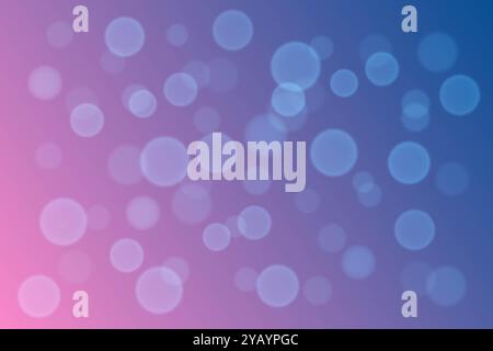 Hintergrund mit Bokeh-Effekt in rosa und blauer Farbe Stockfoto