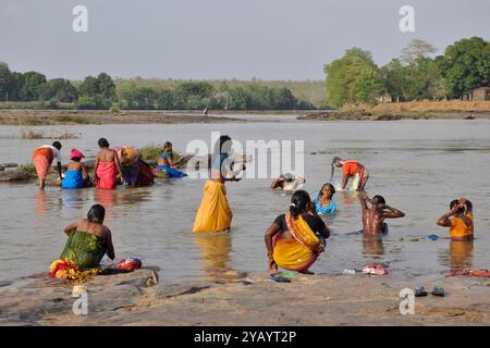 Indien, Orissa, Chhattisgarh, Tägliches Leben Stockfoto